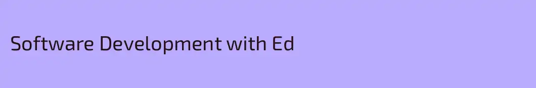 Software Development with Ed